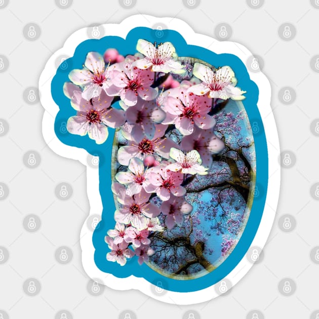 Cherry Blossoms Sticker by Nadine8May